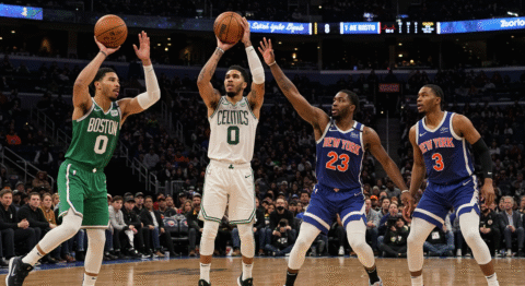 Knicks vs Boston Celtics Match Player Stats