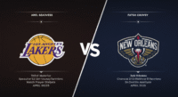 Lakers vs New Orleans Pelicans Match Player Stats
