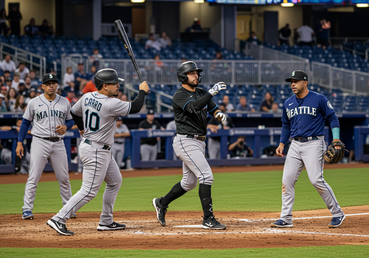 Miami Marlins vs Seattle Mariners Match Player Stats