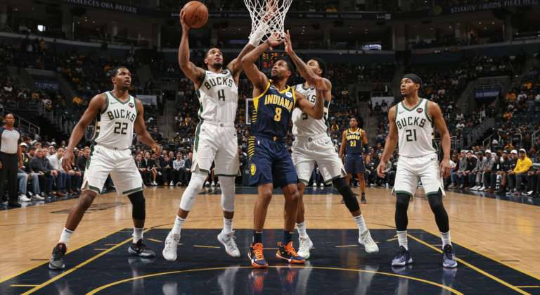 Pacers Vs Milwaukee Bucks Match Player Stats