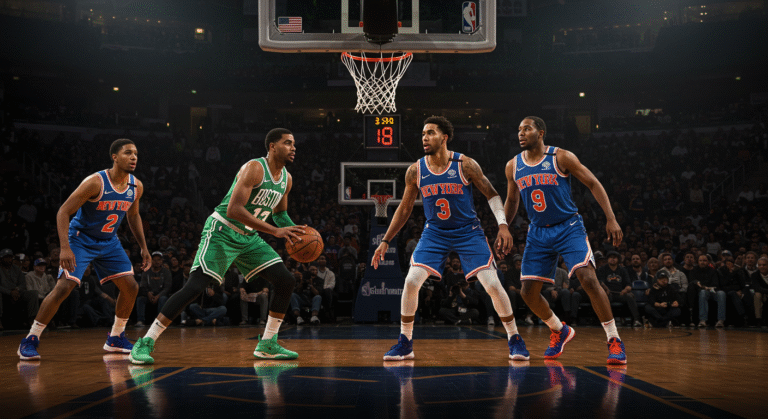 Boston Beltics Vs Knicks Match Player Stats