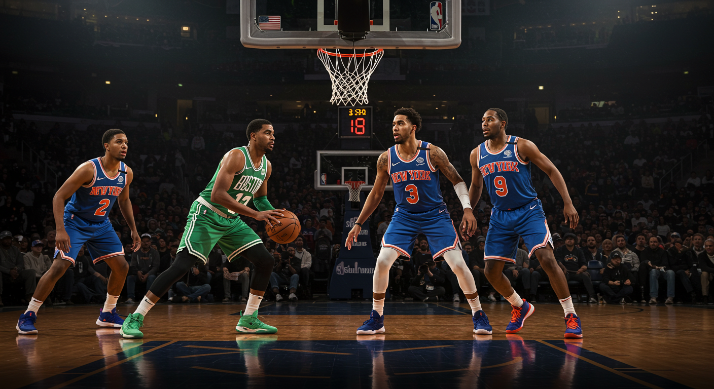 Boston Beltics Vs Knicks Match Player Stats