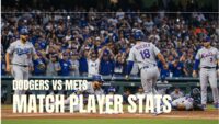 Dodgers vs Mets Match Player Stats