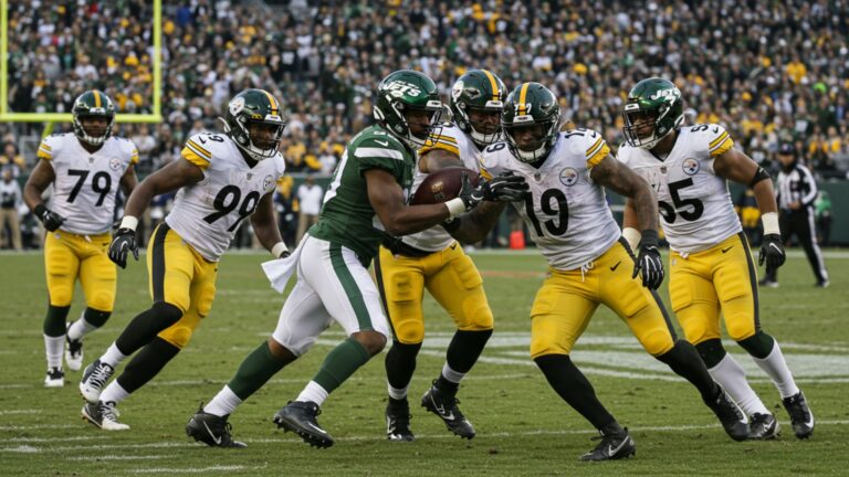 New York Jets vs Steelers Match Player Stats