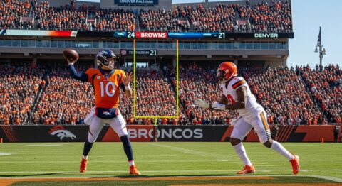 Denver Broncos vs Cleveland Browns Match Player Stats