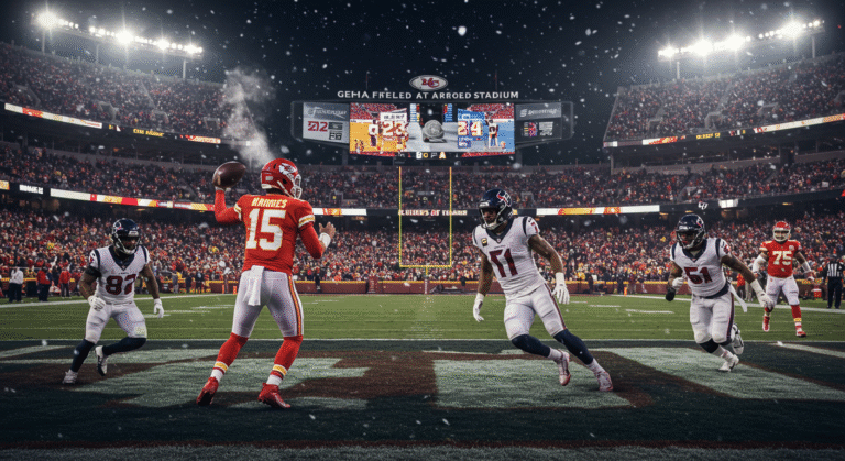 Texans vs Kansas City Chiefs Match Player Stats