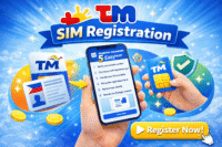 The TM SIM Registration Portal is an official online platform where TM users can submit their personal details and register their SIM to keep it active and compliant with the law.